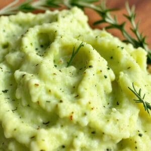 Herbed Broccoli Mashed Potatoes