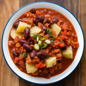 Potato ground beef chili Recipe